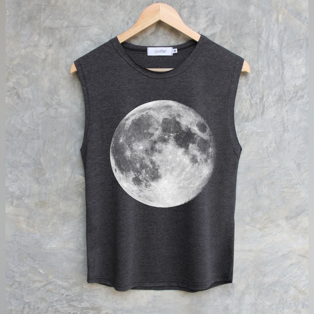 Graphic Tank Moon